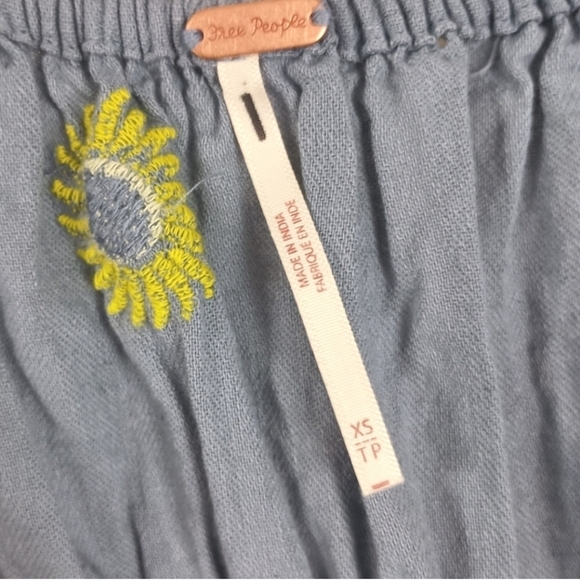 NWOT Free People Emory Embroidered Midi Dress $168  XS - Picture 8 of 9